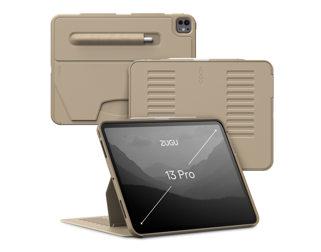ZUGU iPad Pro 13インチ ケース ブラック M4 2024 iPad Pro 13 Case (M4, 2024) | ZUGU