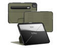 iPad Pro 11 Case  all angles front back  - Olive