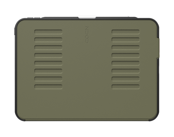 iPad Pro 11 Case  - back view  - Olive