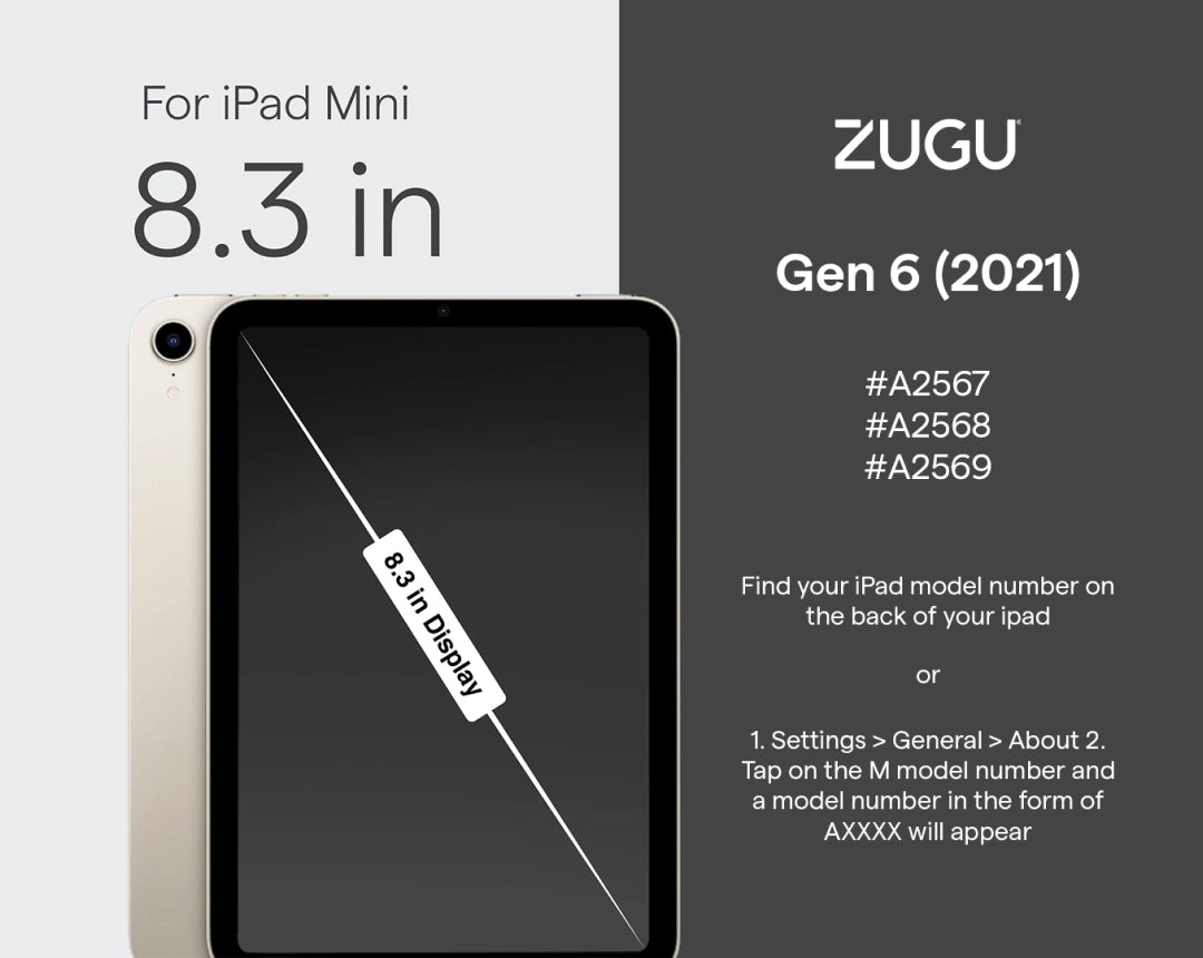 Screen Protector for iPad Mini (6th Gen) - Black