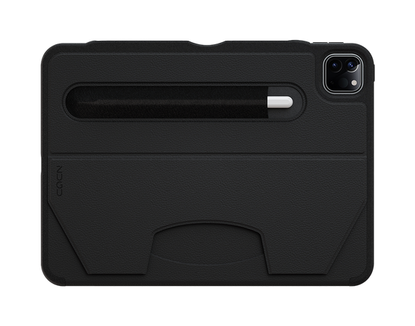 iPad Pro 12.9 Case (5th Gen) 2021 - back view - Black
