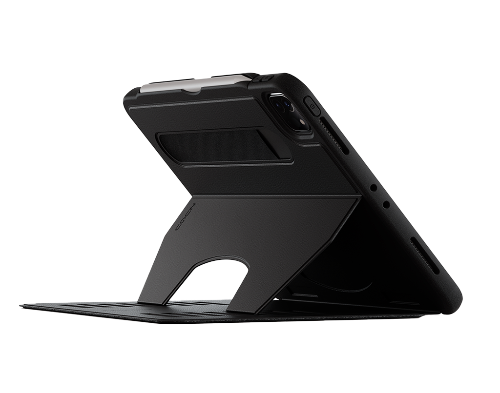 iPad Pro 12.9 Case (5th Gen) 2021 - back view - Black