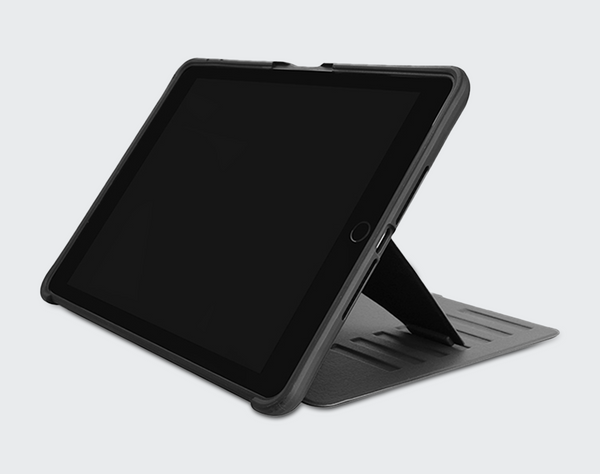 Side view of iPad 5th-6thGen & iPad Air Case 1st Gen 9.7inch - Black